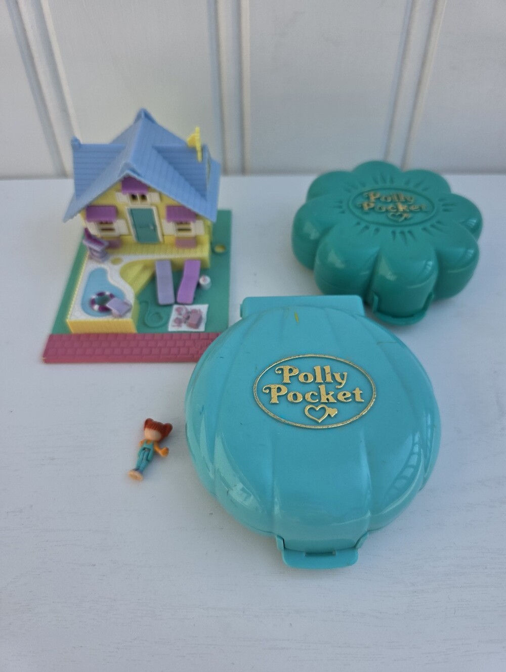 Vintage 90s Bluebird Polly Pocket Clamshell Playsets Lot Of 3 Toys Retro